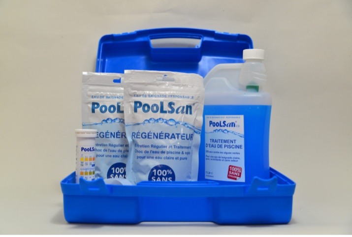 PoolSan kit Aπολύμανση πισίνας σπα χωρίς χλώριο (μεγάλο,μεσαίο,μικρό)